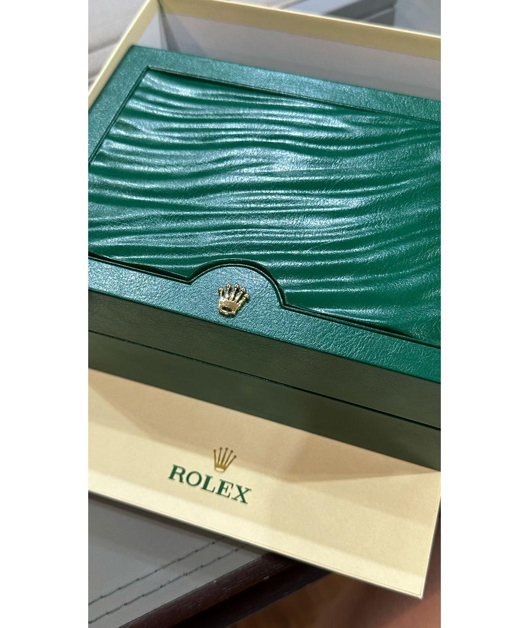 ROLEX Темно-синие металлические часы, фото 4