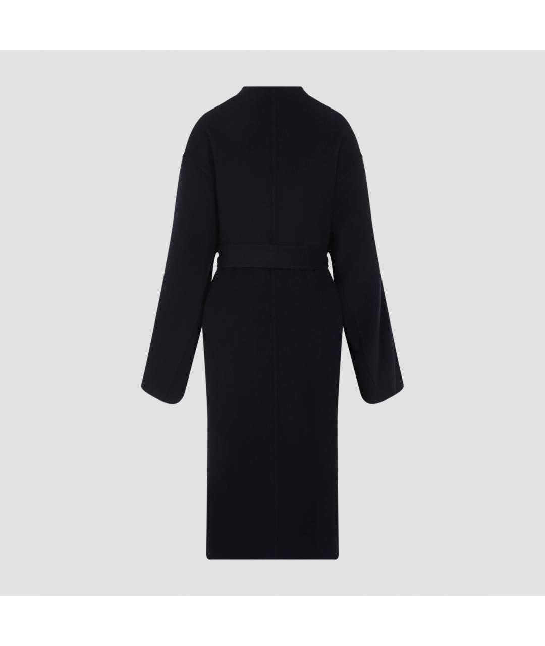 Carven Темно-синее шерстяное пальто, фото 4