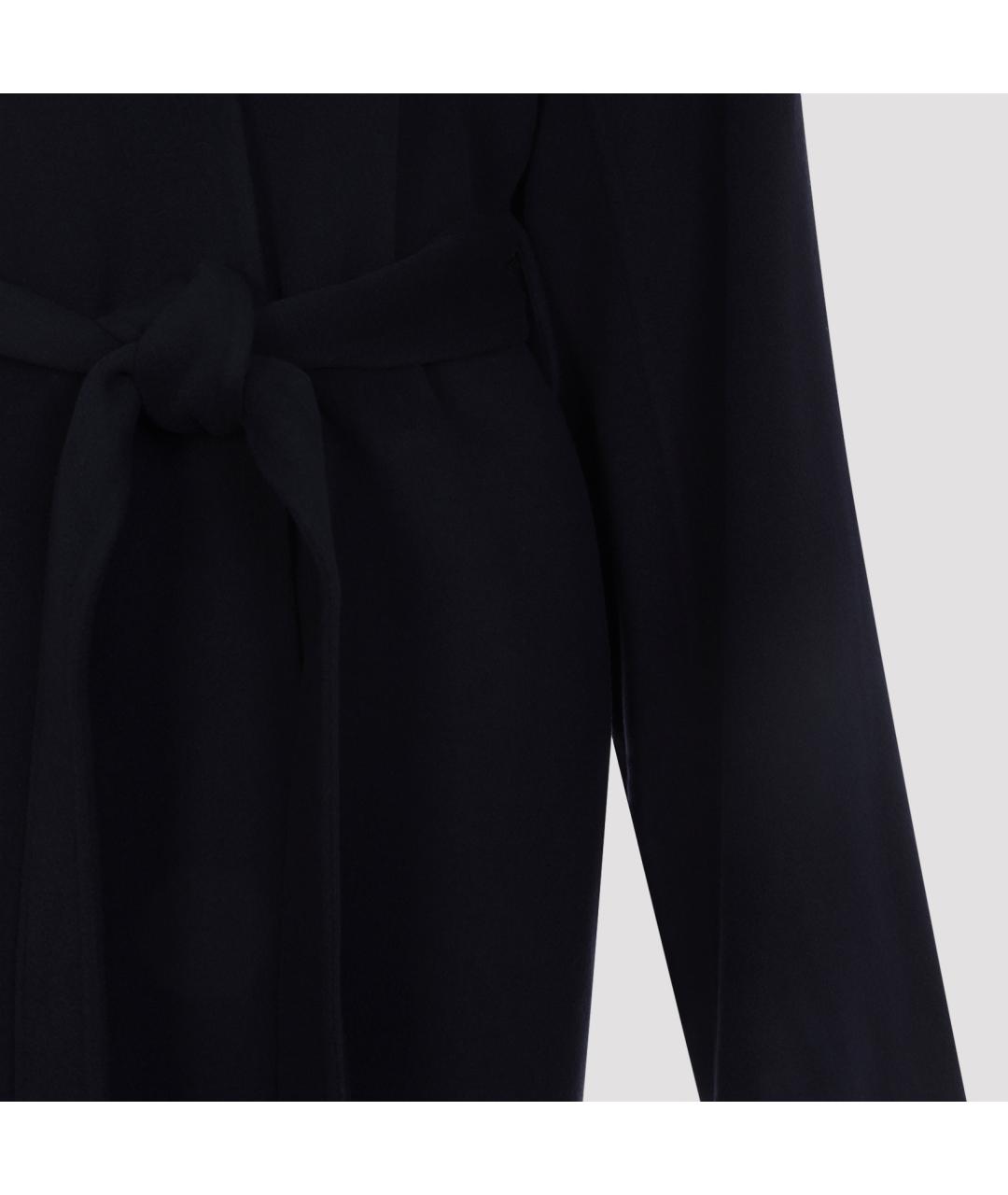 Carven Темно-синее шерстяное пальто, фото 6