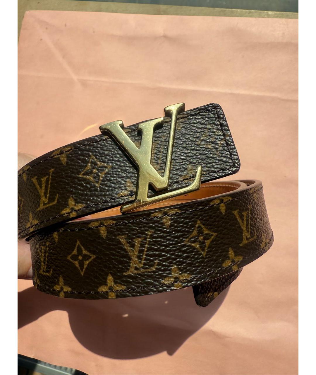 LOUIS VUITTON Коричневый ремень, фото 8