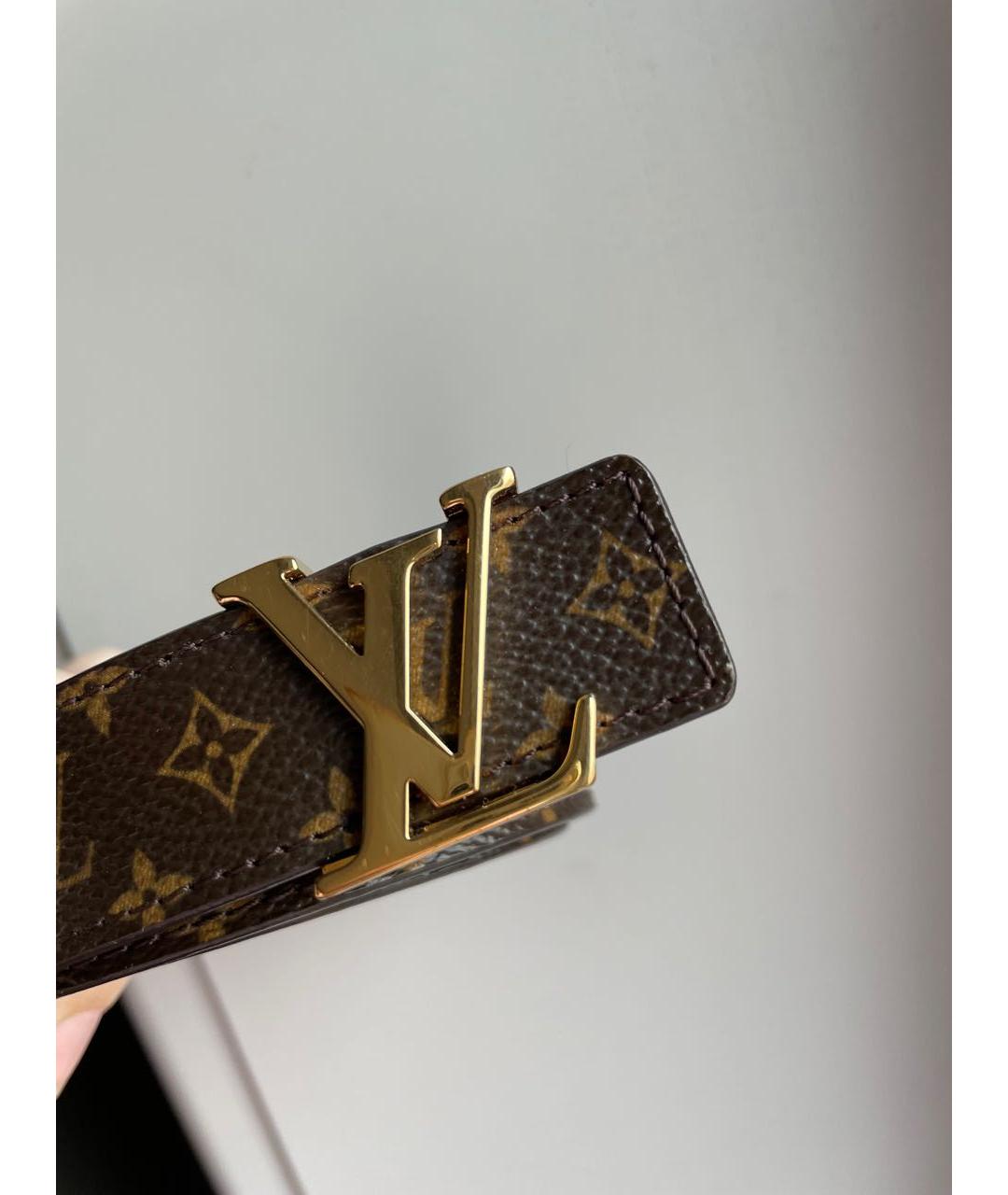LOUIS VUITTON Коричневый ремень, фото 2