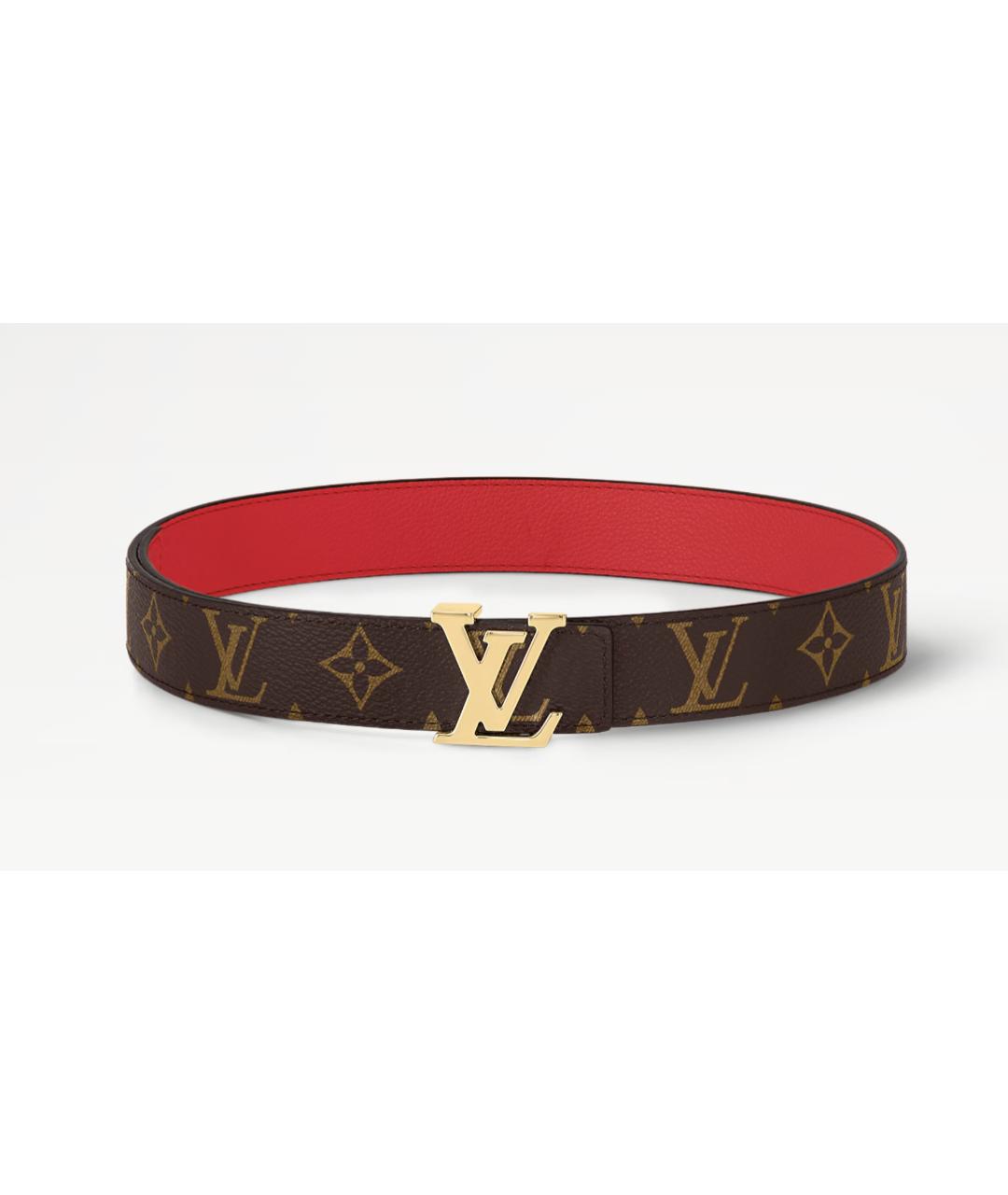 LOUIS VUITTON Коричневый ремень, фото 5