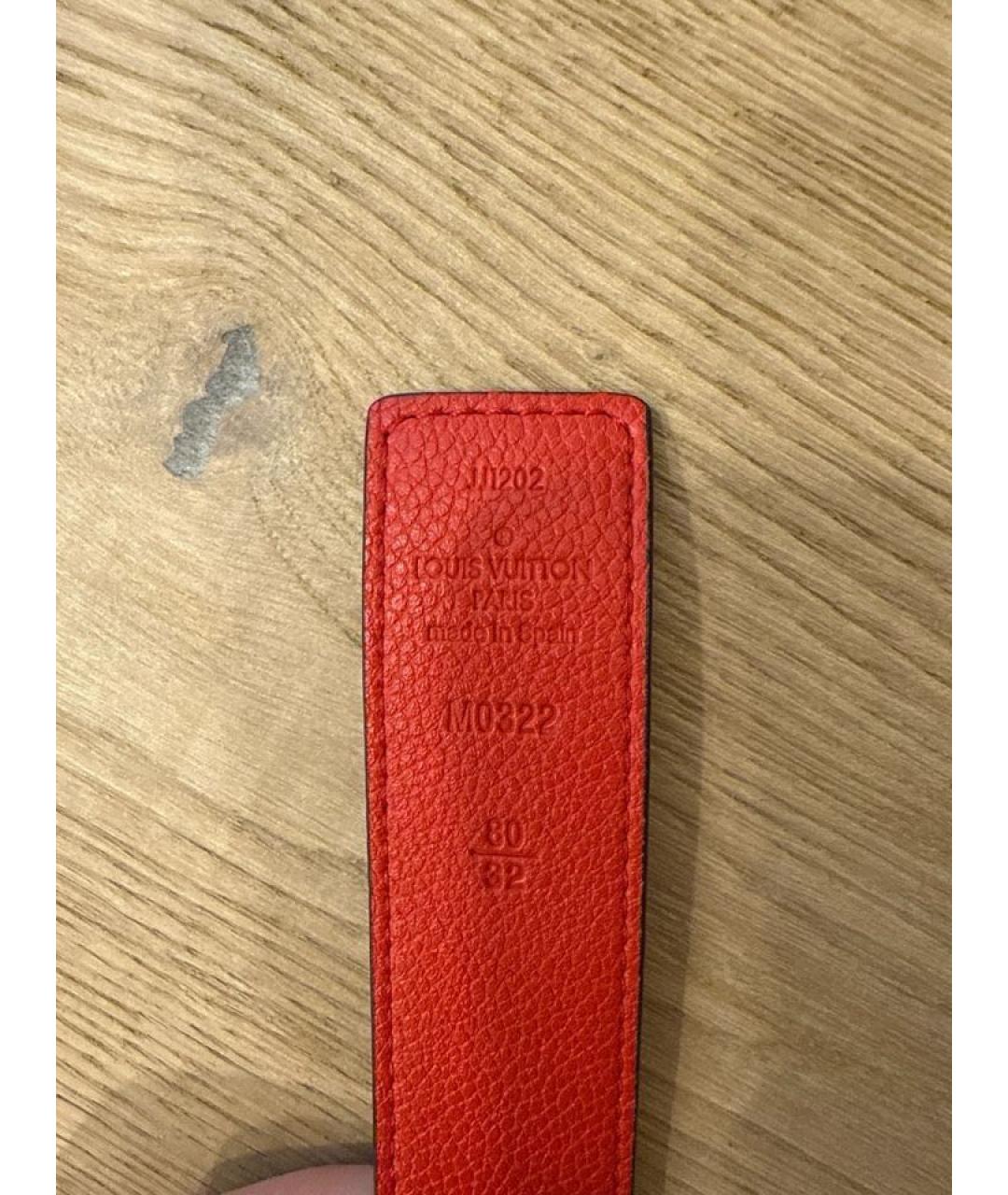 LOUIS VUITTON Коричневый ремень, фото 3