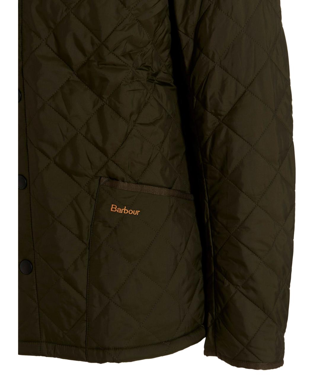 BARBOUR Зеленая полиамидовая куртка, фото 4
