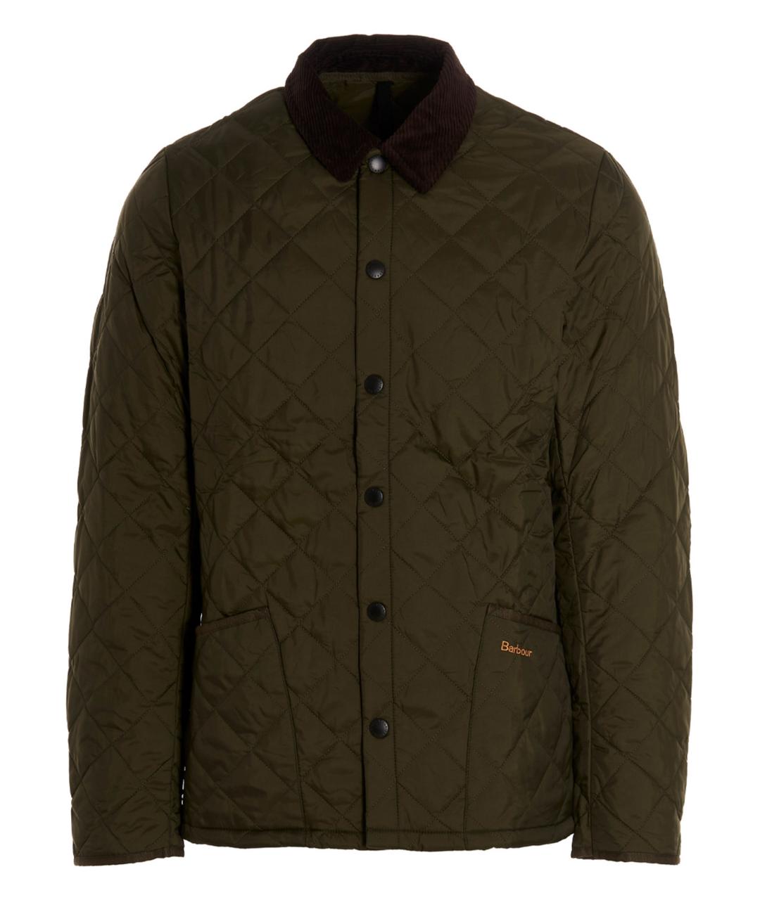 BARBOUR Зеленая полиамидовая куртка, фото 1