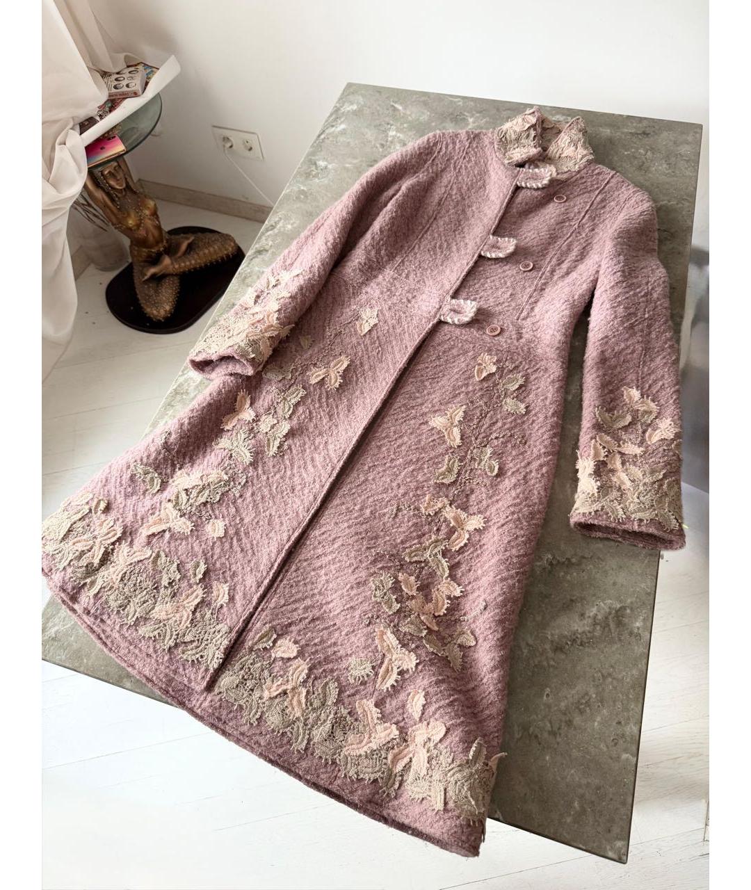 ERMANNO SCERVINO Розовое пальто, фото 5