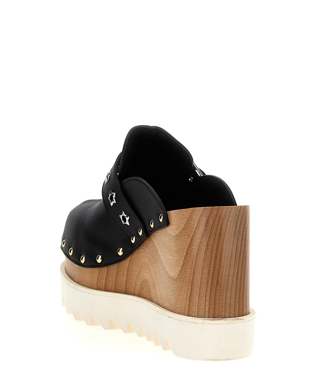STELLA MCCARTNEY Черные сабо из искусственной кожи, фото 3