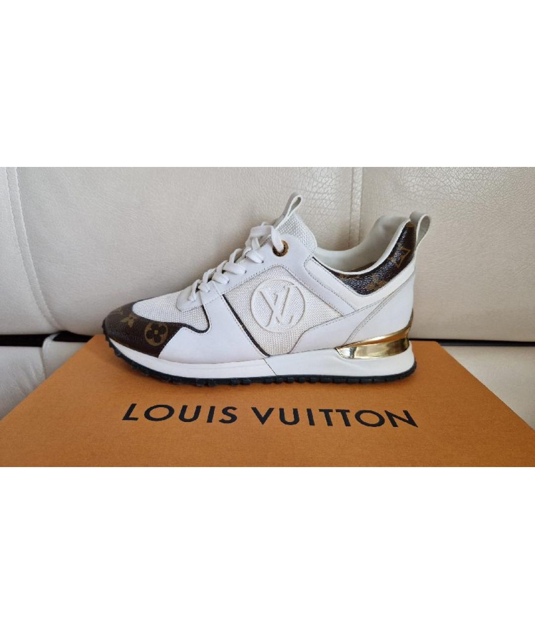 LOUIS VUITTON Белые кроссовки, фото 10