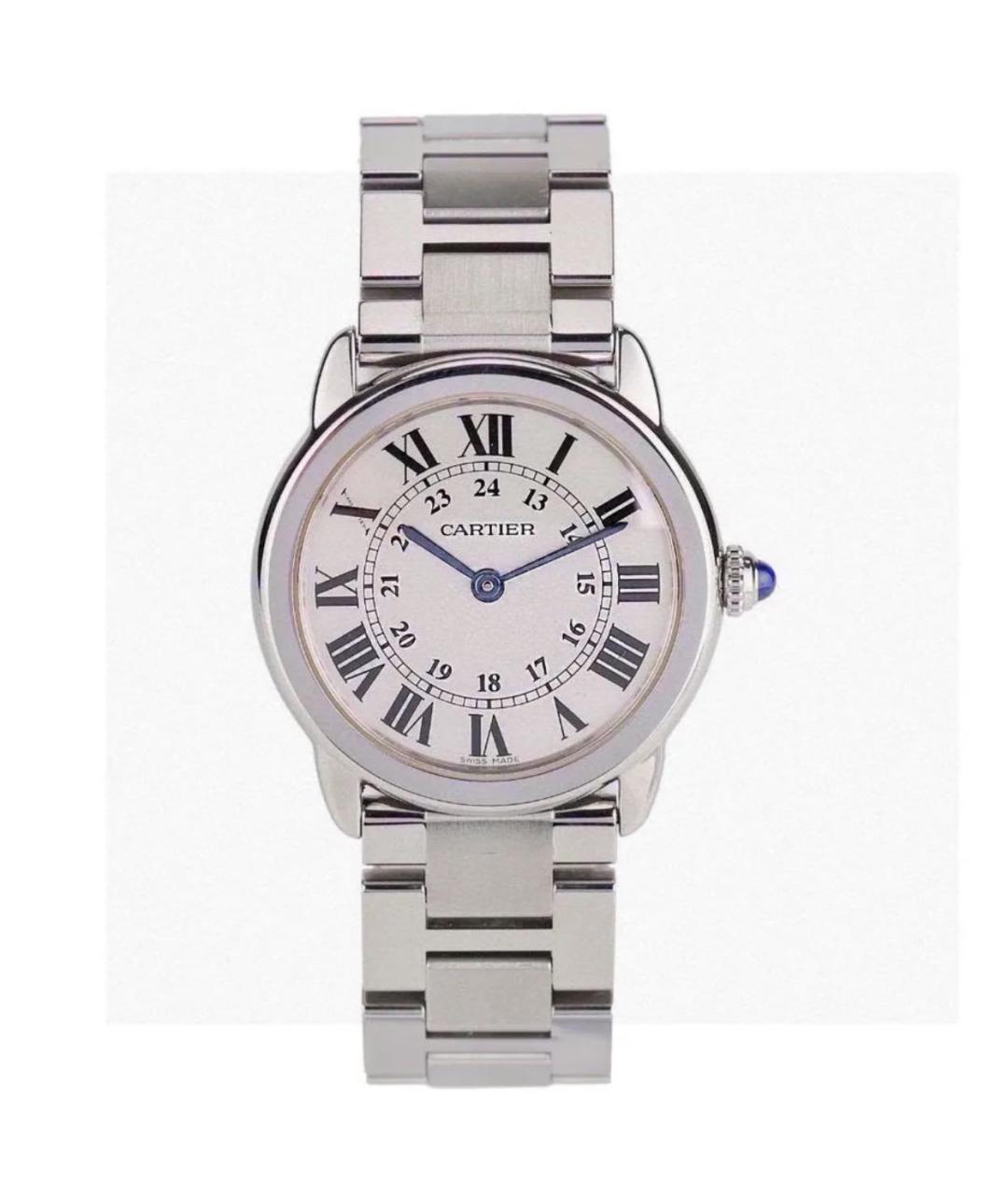 CARTIER Серебряные часы, фото 1