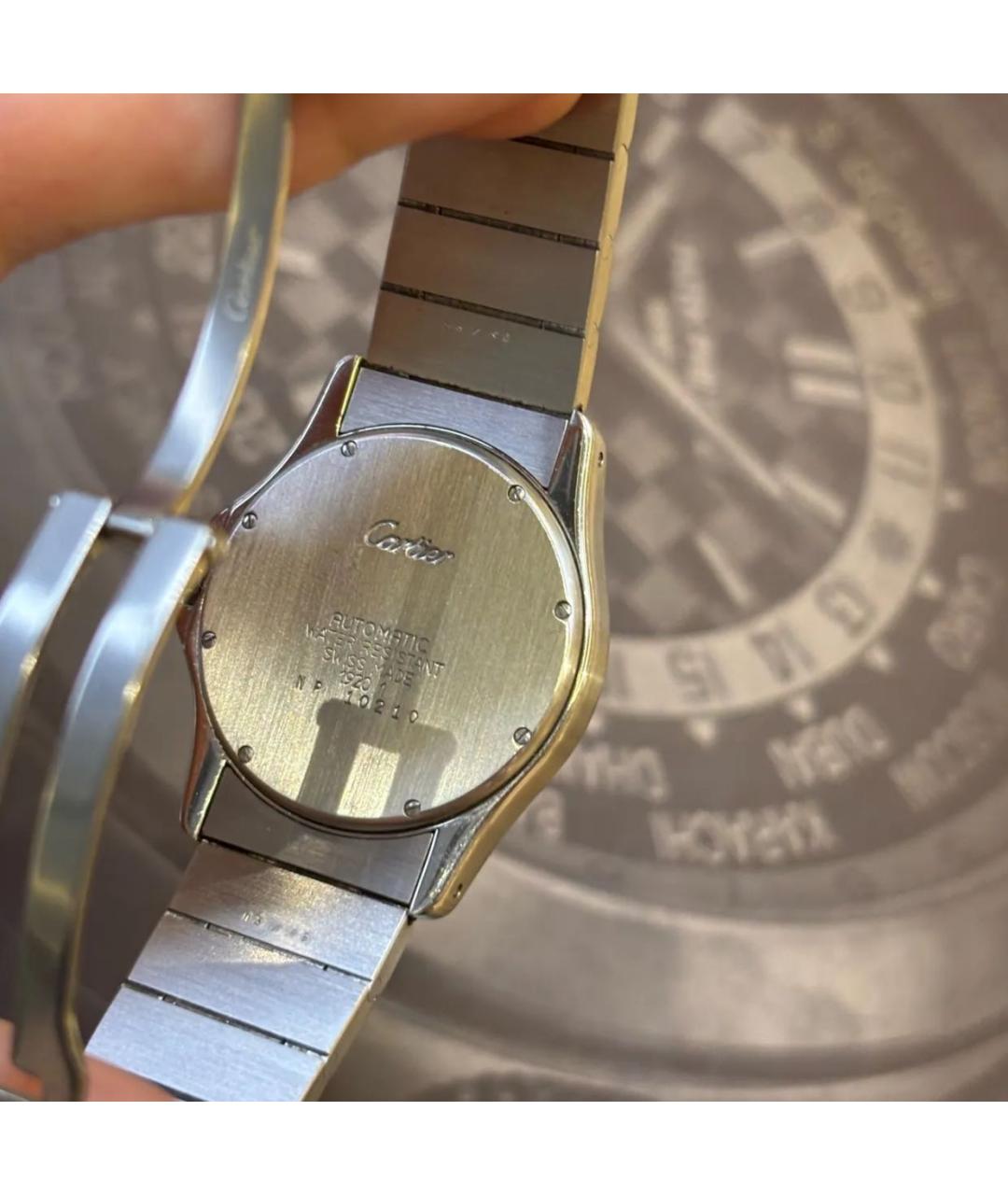 CARTIER Серебряные часы, фото 3