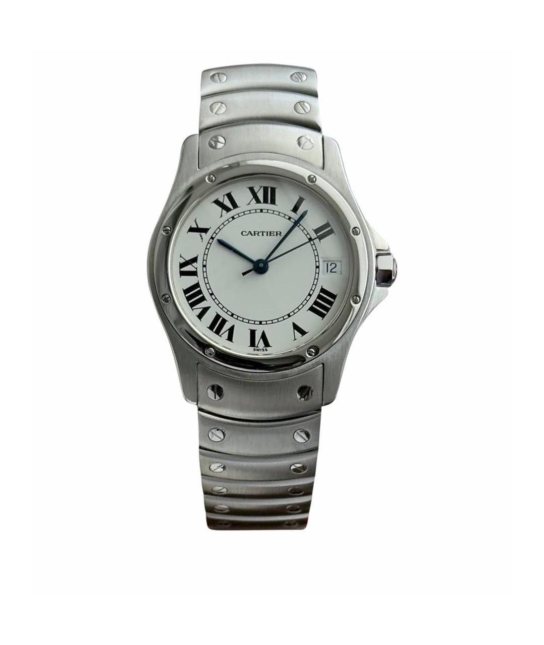 CARTIER Серебряные часы, фото 1