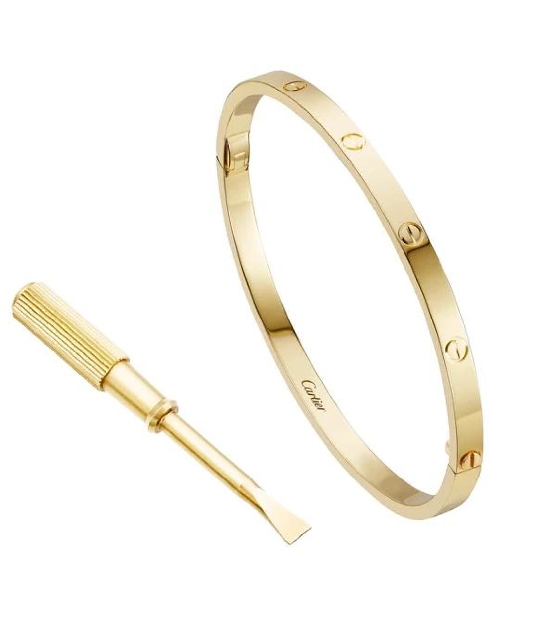 CARTIER Золотой браслет из желтого золота, фото 4