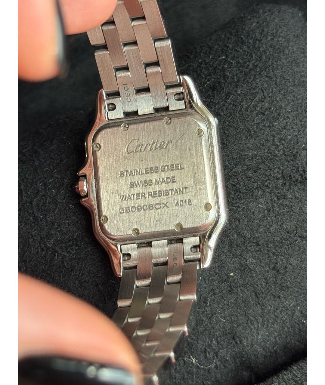 CARTIER Серебряные часы, фото 4