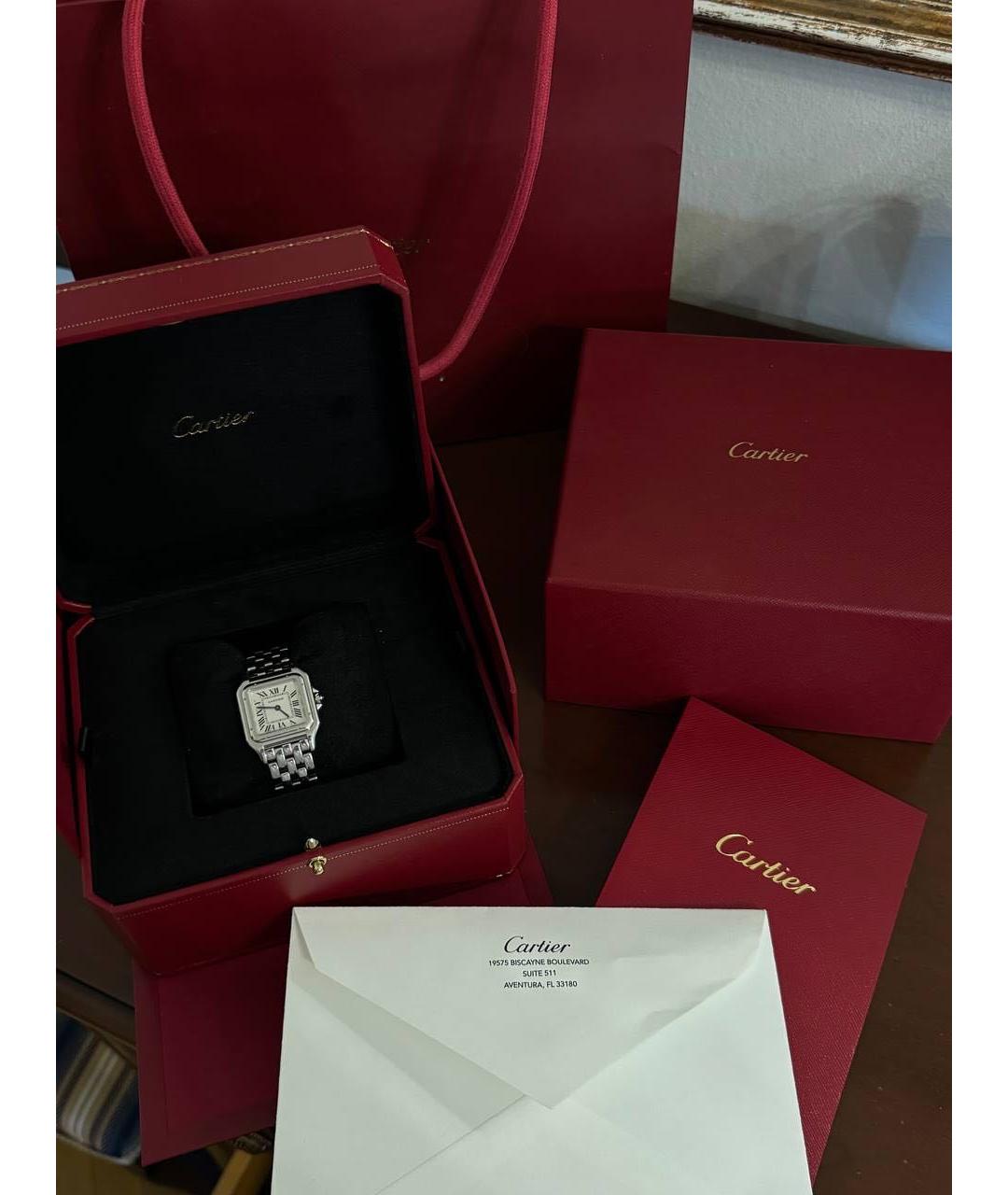 CARTIER Серебряные часы, фото 5