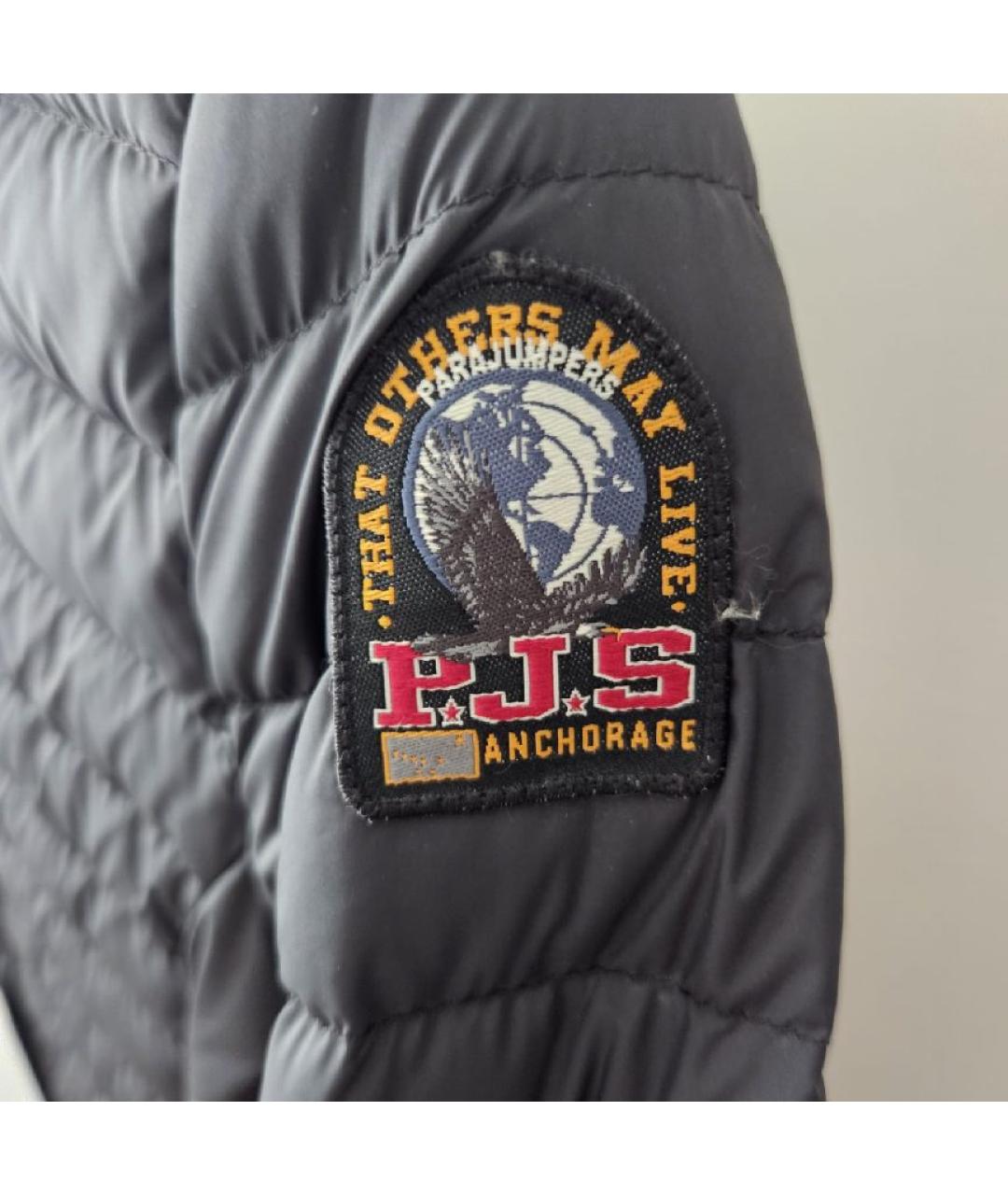 PARAJUMPERS Черный синтетический пуховик, фото 3