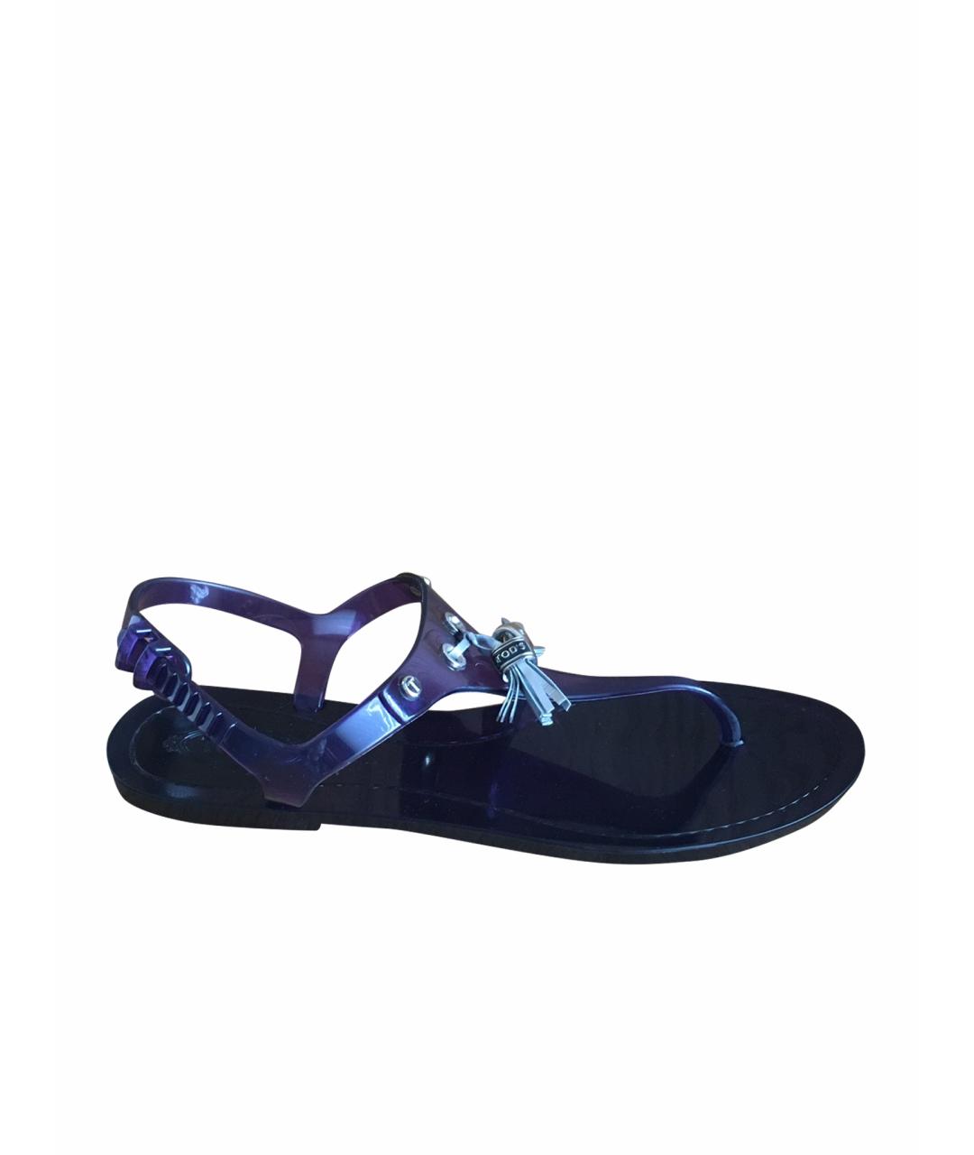 TOD'S Фиолетовые босоножки, фото 1