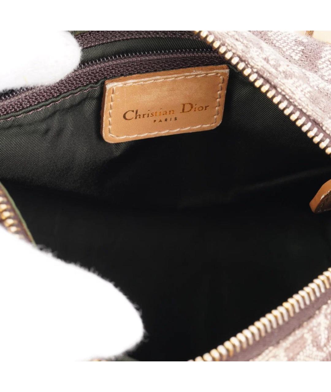 CHRISTIAN DIOR Мульти жаккардовая сумка с короткими ручками, фото 6