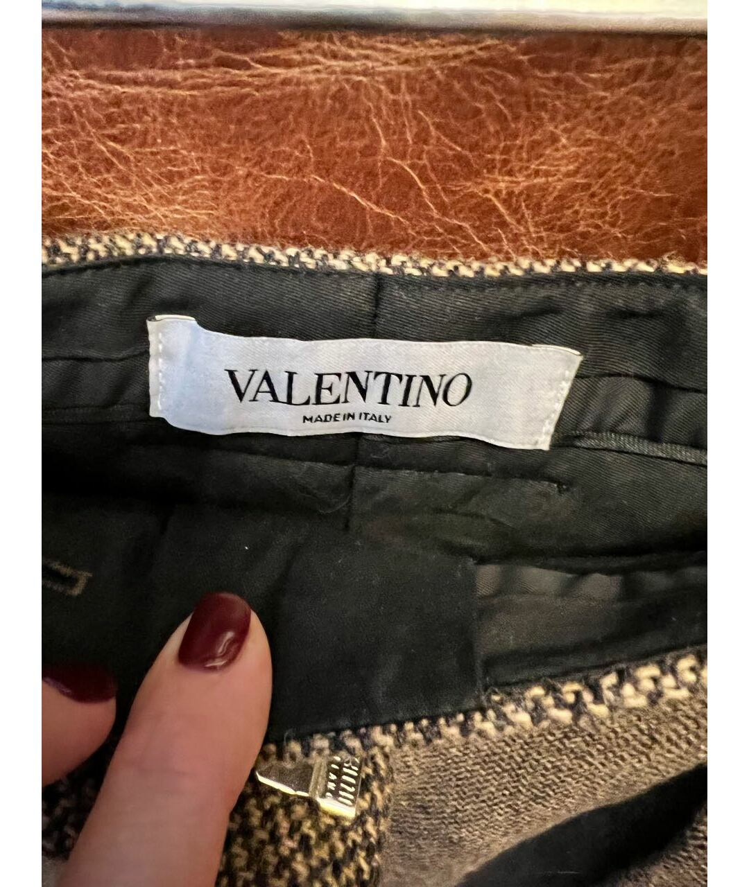 VALENTINO Коричневые шерстяные бриджи, фото 5