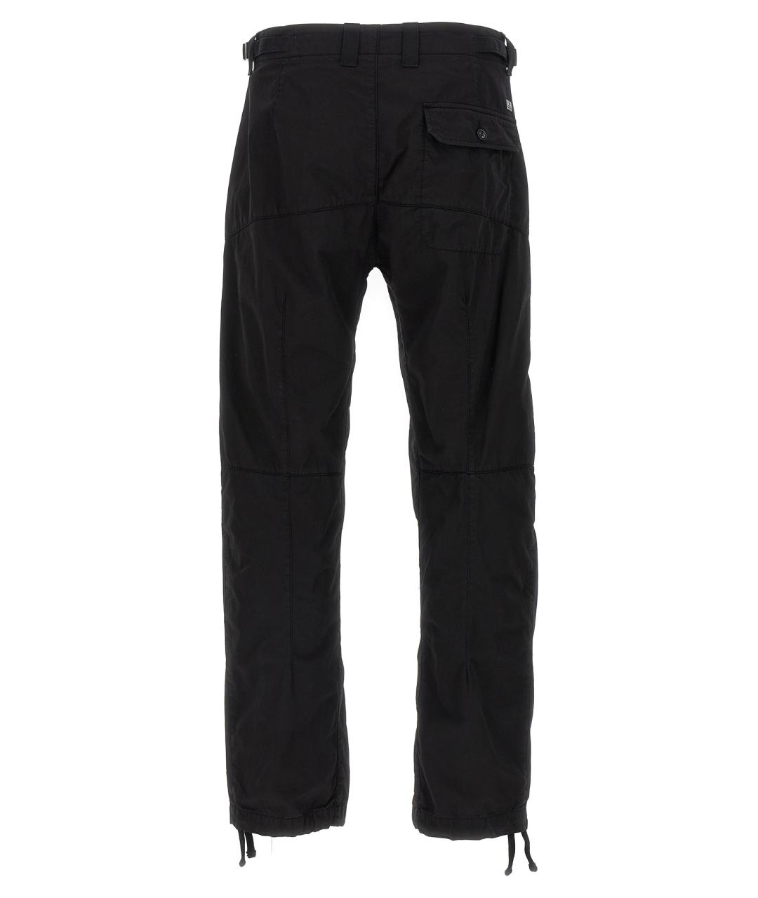 CP COMPANY Черные хлопковые повседневные брюки, фото 2