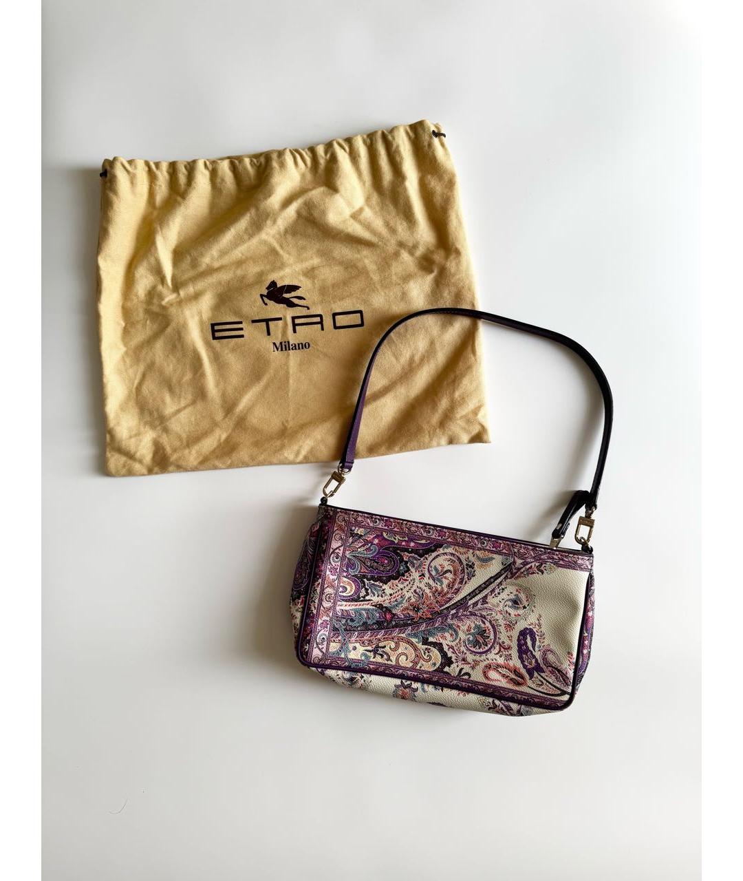 ETRO Мульти кожаная сумка с короткими ручками, фото 8