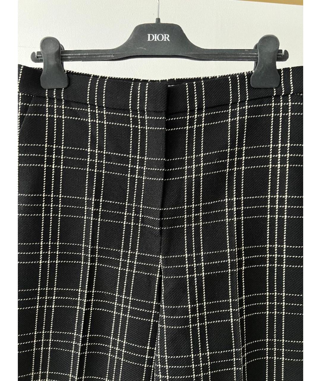 CHRISTIAN DIOR Черные вискозные капри, фото 3