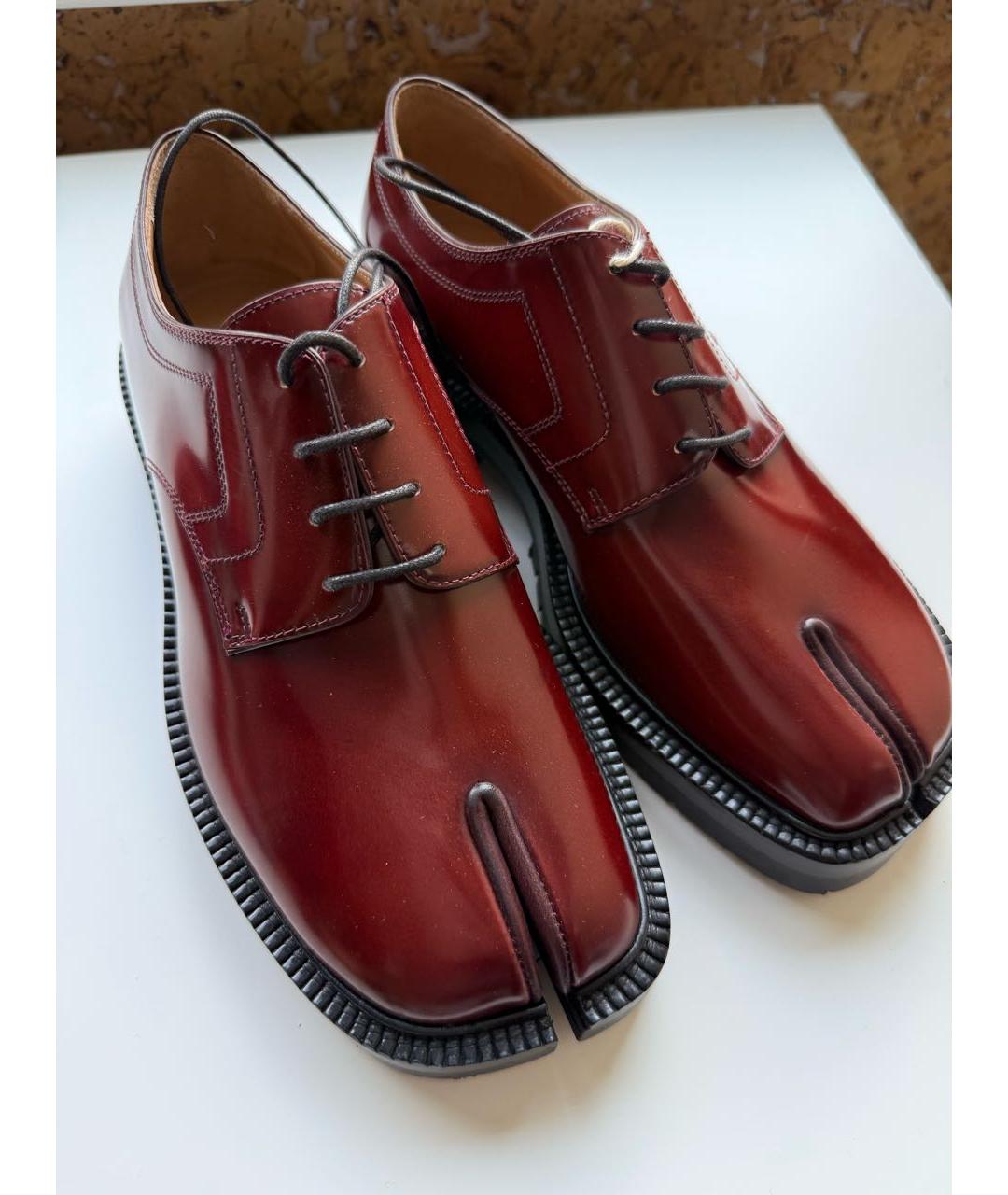MAISON MARGIELA Коричневые кожаные ботинки, фото 2