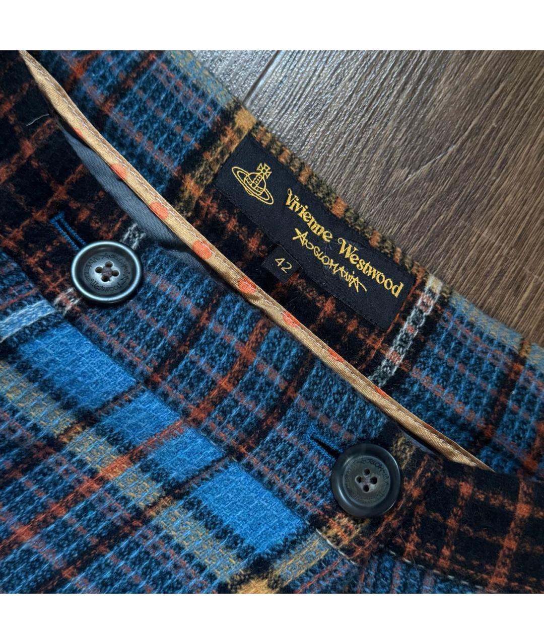 VIVIENNE WESTWOOD Мульти шерстяная юбка миди, фото 3