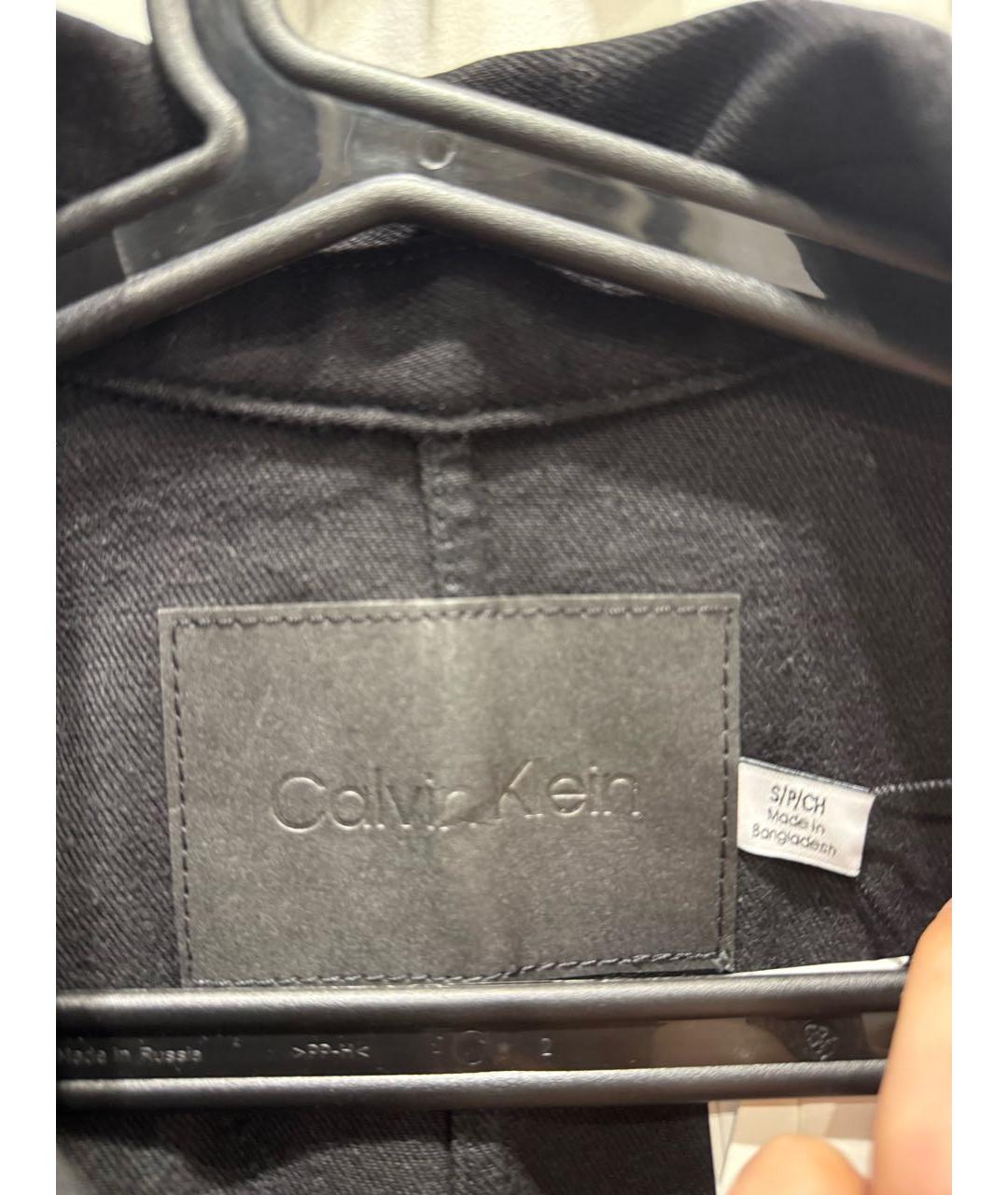 CALVIN KLEIN Черная деним рубашка, фото 3