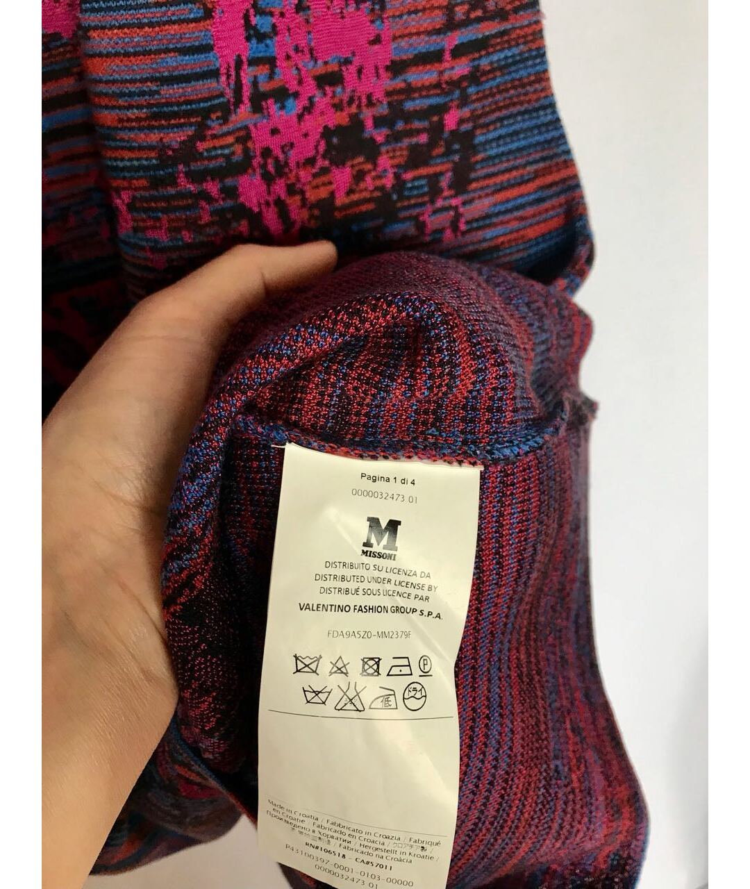 MISSONI Мульти шерстяное повседневное платье, фото 3