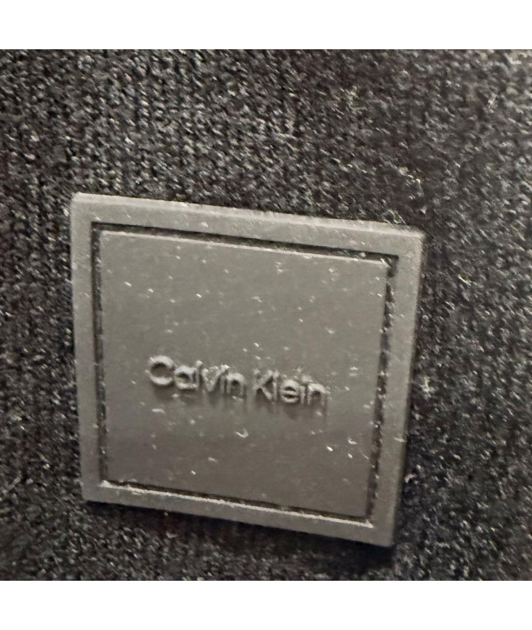 CALVIN KLEIN Черная вискозная футболка, фото 4