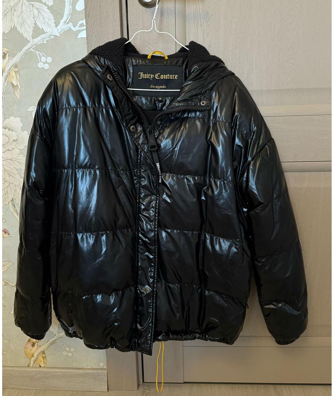 JUICY COUTURE Черная полиэстеровая куртка, фото 5