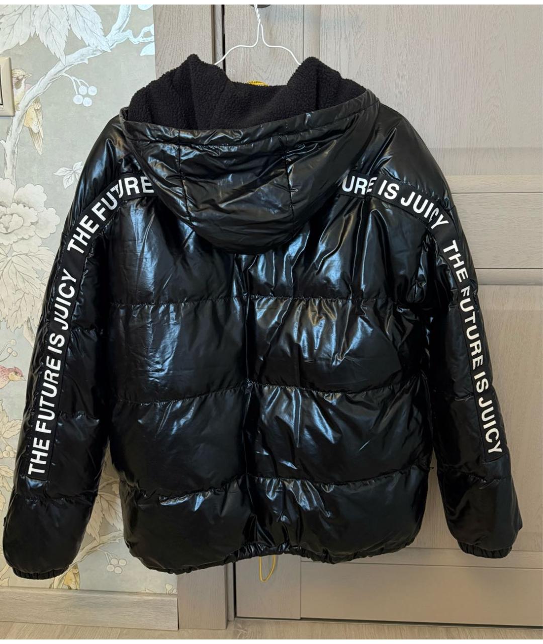 JUICY COUTURE Черная полиэстеровая куртка, фото 2