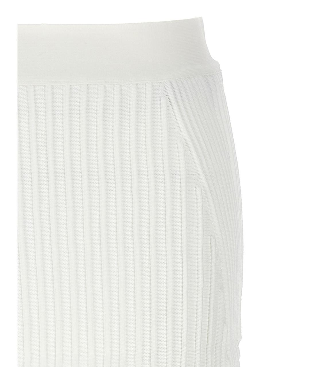 HERVE LEGER Белая полиамидовая юбка мини, фото 3