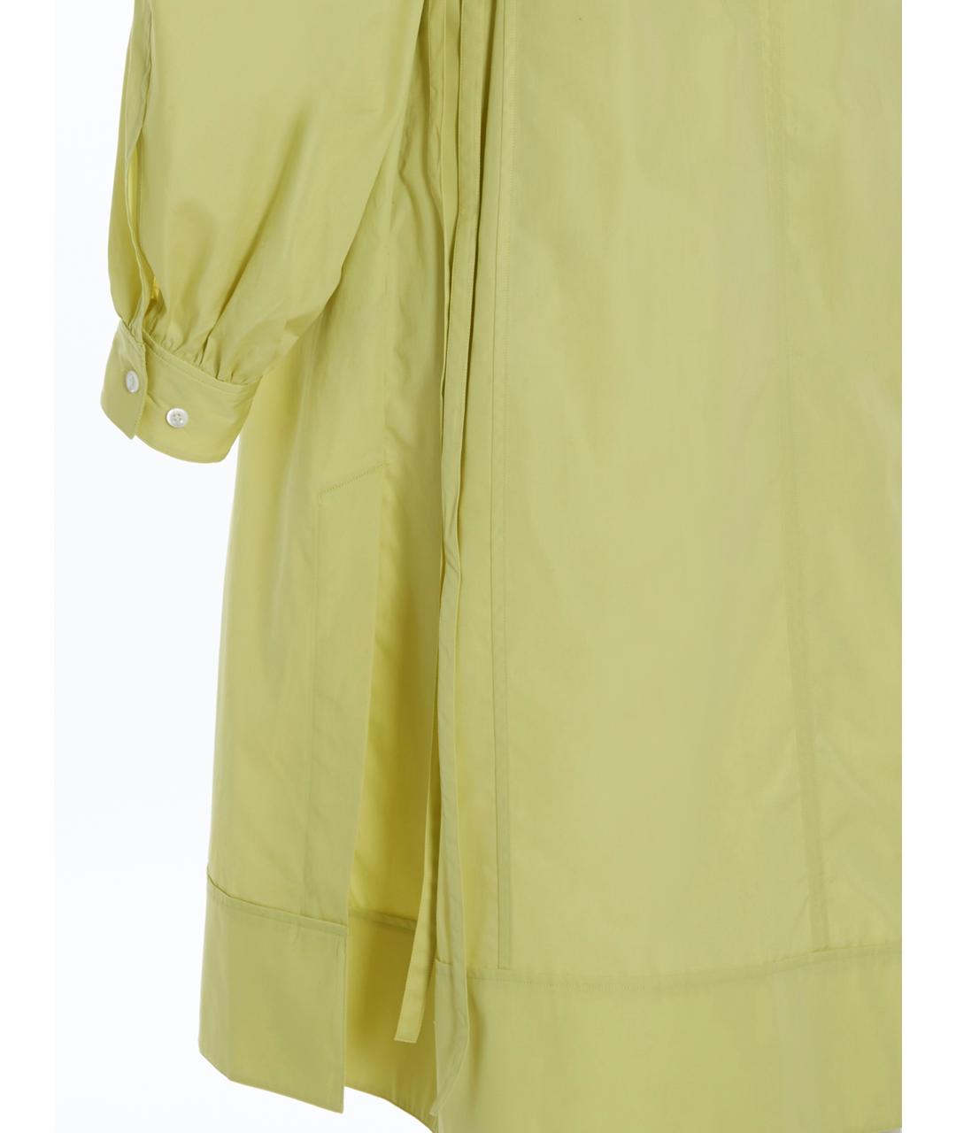 3.1 PHILLIP LIM Зеленые хлопковое повседневное платье, фото 4