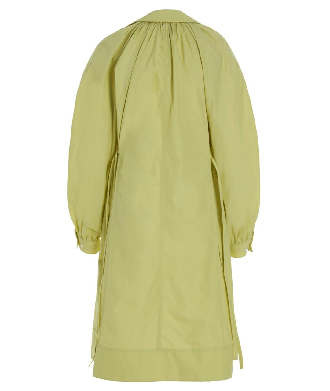 3.1 PHILLIP LIM Зеленые хлопковое повседневное платье, фото 2