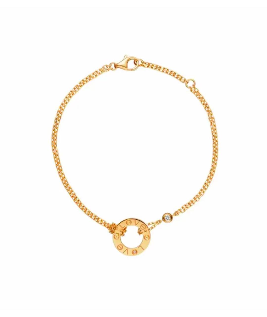 CARTIER Золотой браслет из желтого золота, фото 1