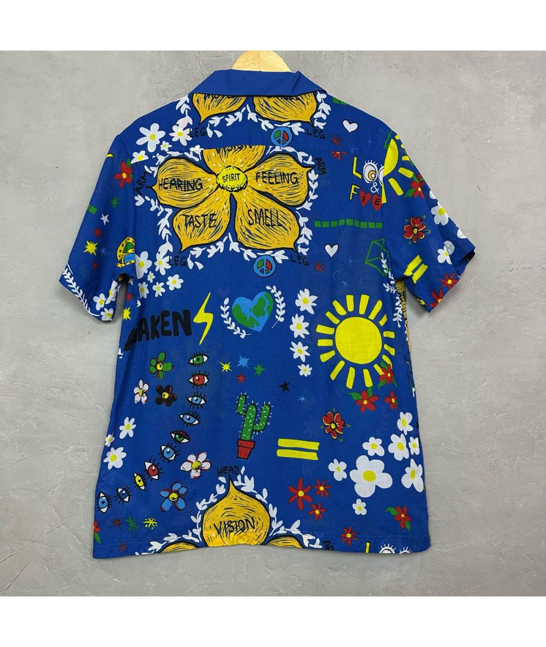 ADIDAS Синяя кэжуал рубашка, фото 2