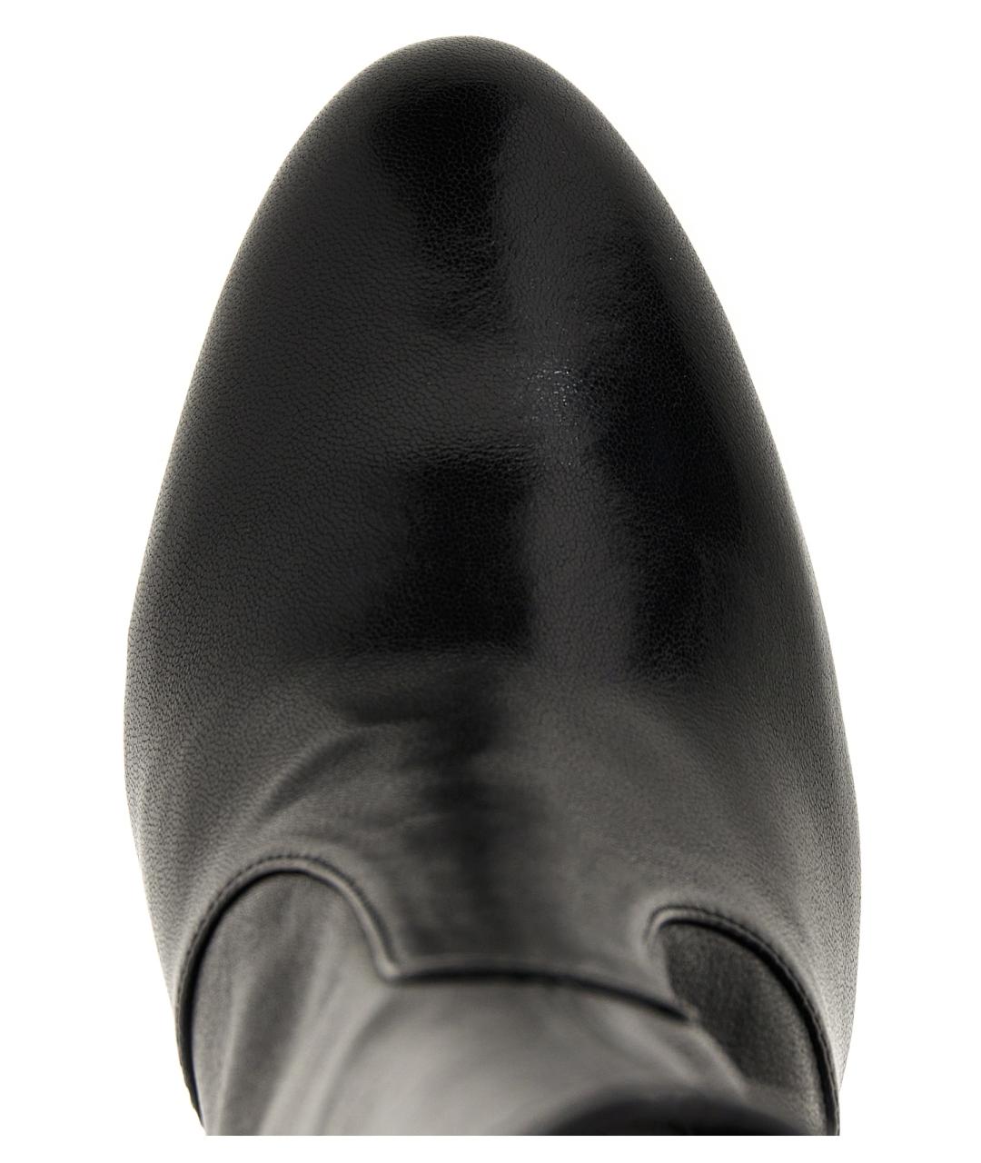 STUART WEITZMAN Черные кожаные ботильоны, фото 3