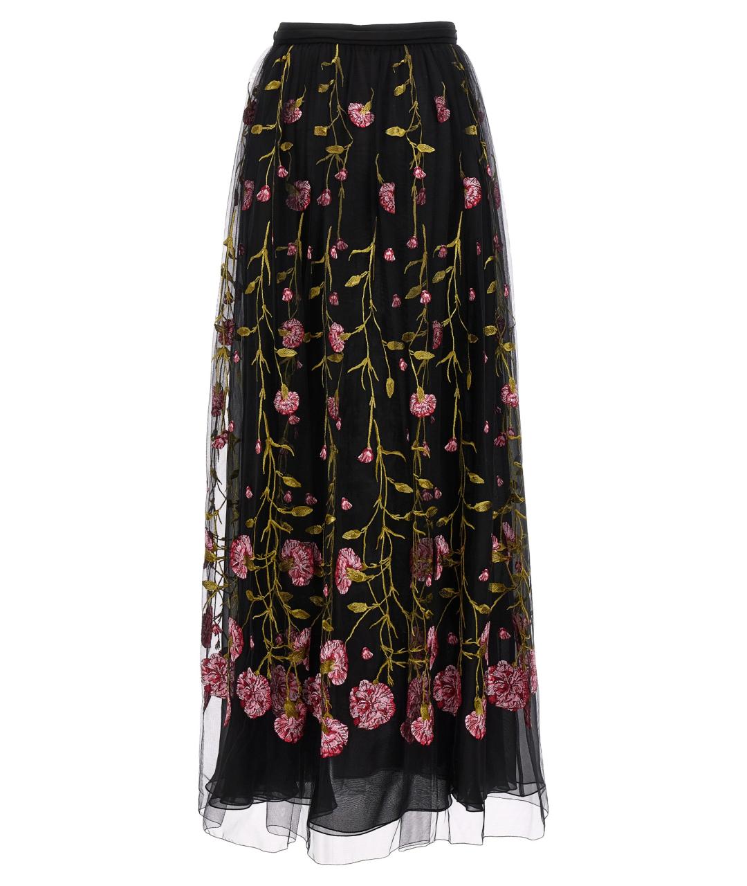 GIAMBATTISTA VALLI Мульти полиэстеровая юбка миди, фото 2