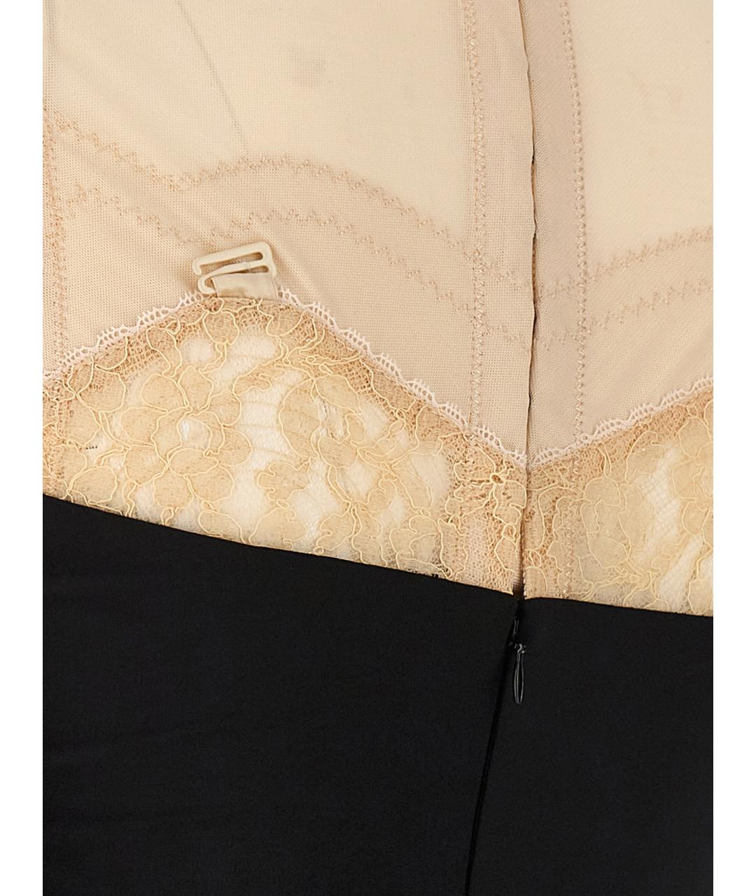 TORY BURCH Черное шерстяное вечернее платье, фото 4