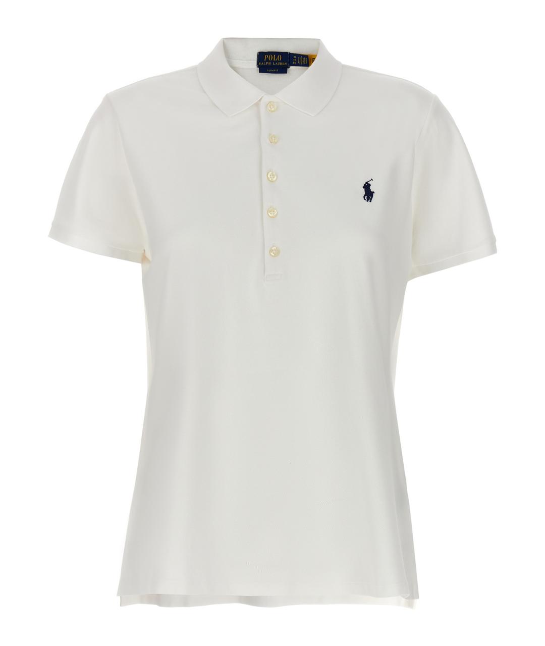 POLO RALPH LAUREN Белая хлопковая футболка, фото 1