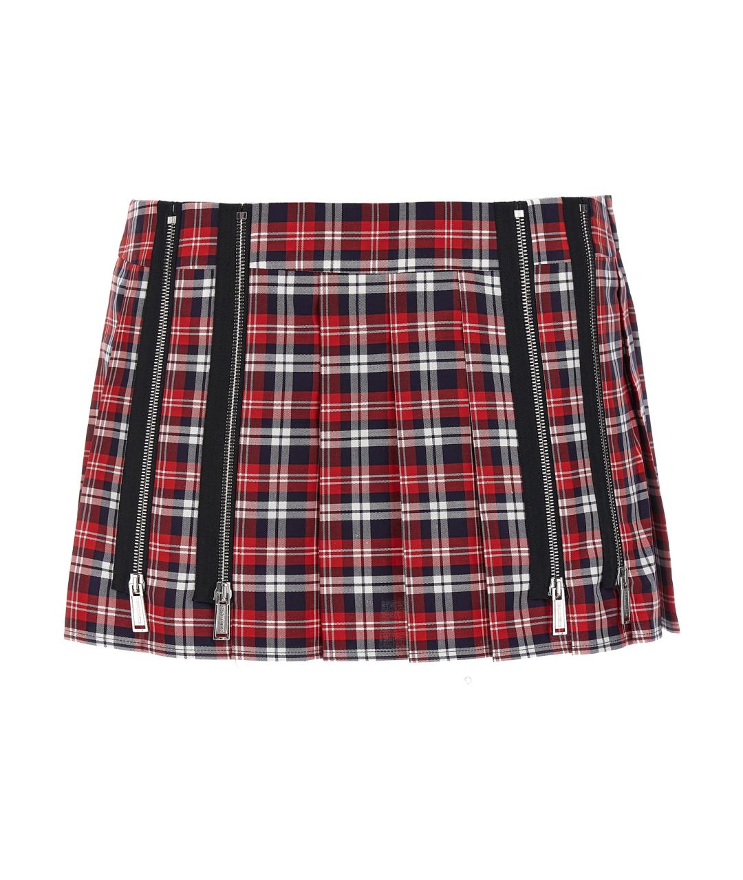 DSQUARED2 Мульти хлопковая юбка мини, фото 1