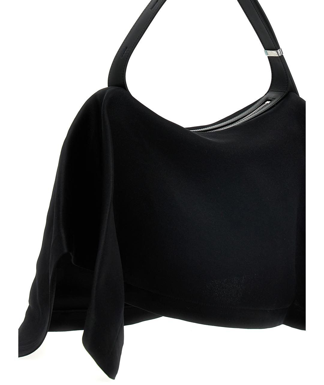 ISSEY MIYAKE Черная синтетическая сумка через плечо, фото 3