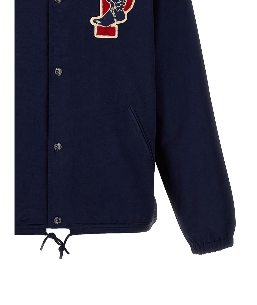 POLO RALPH LAUREN Синяя хлопковая куртка, фото 4