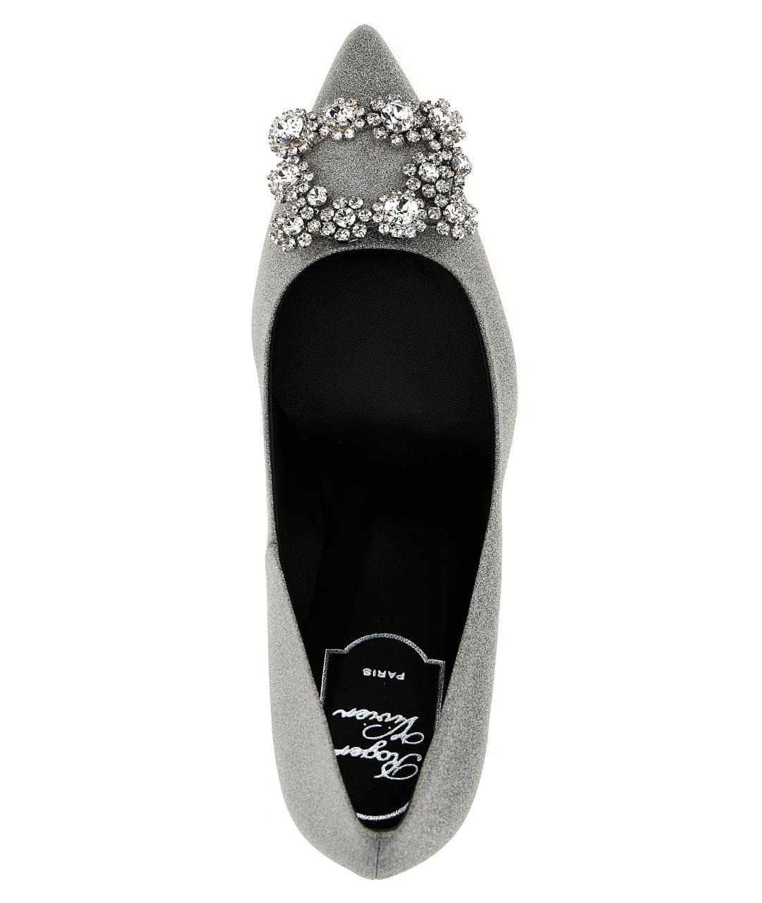 ROGER VIVIER Серебряные туфли, фото 4