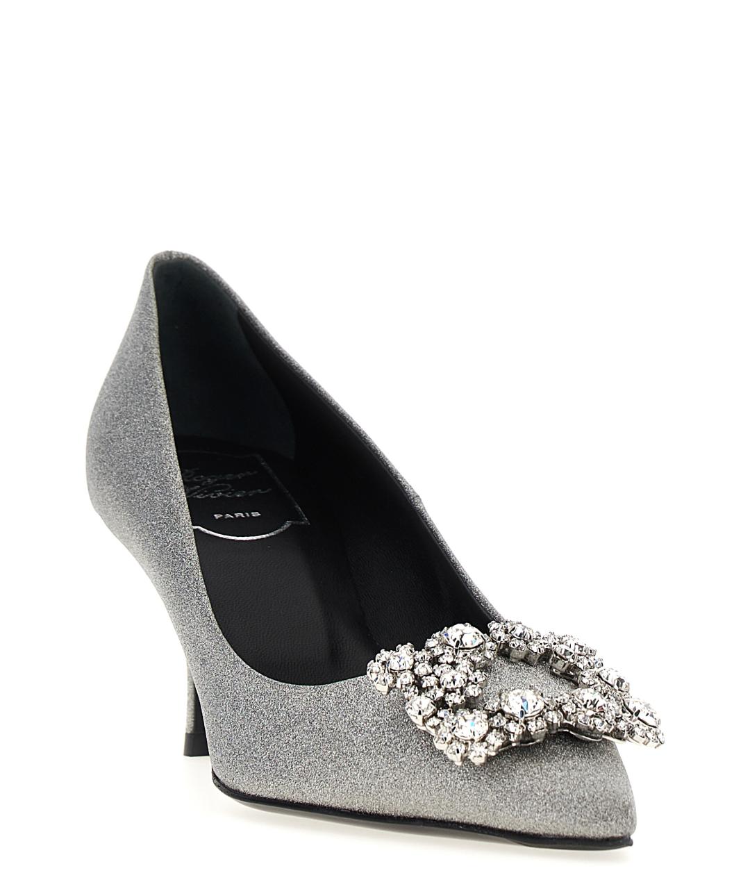 ROGER VIVIER Серебряные туфли, фото 2