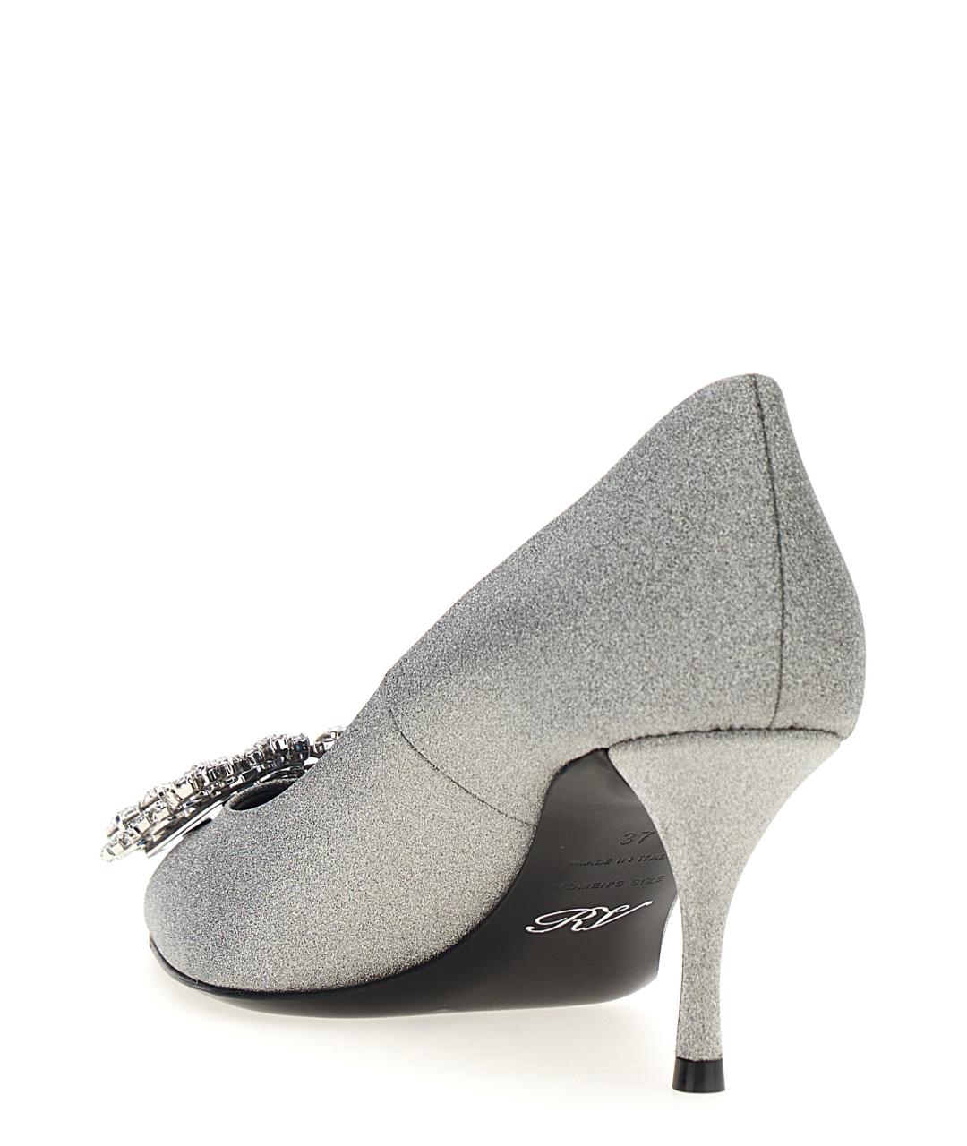 ROGER VIVIER Серебряные туфли, фото 3