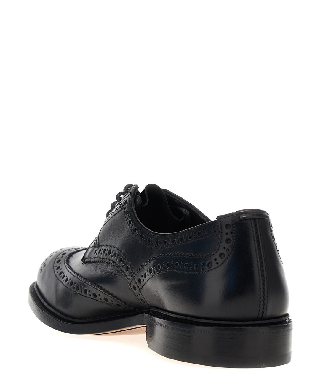 TRICKER'S Черные кожаные туфли, фото 3