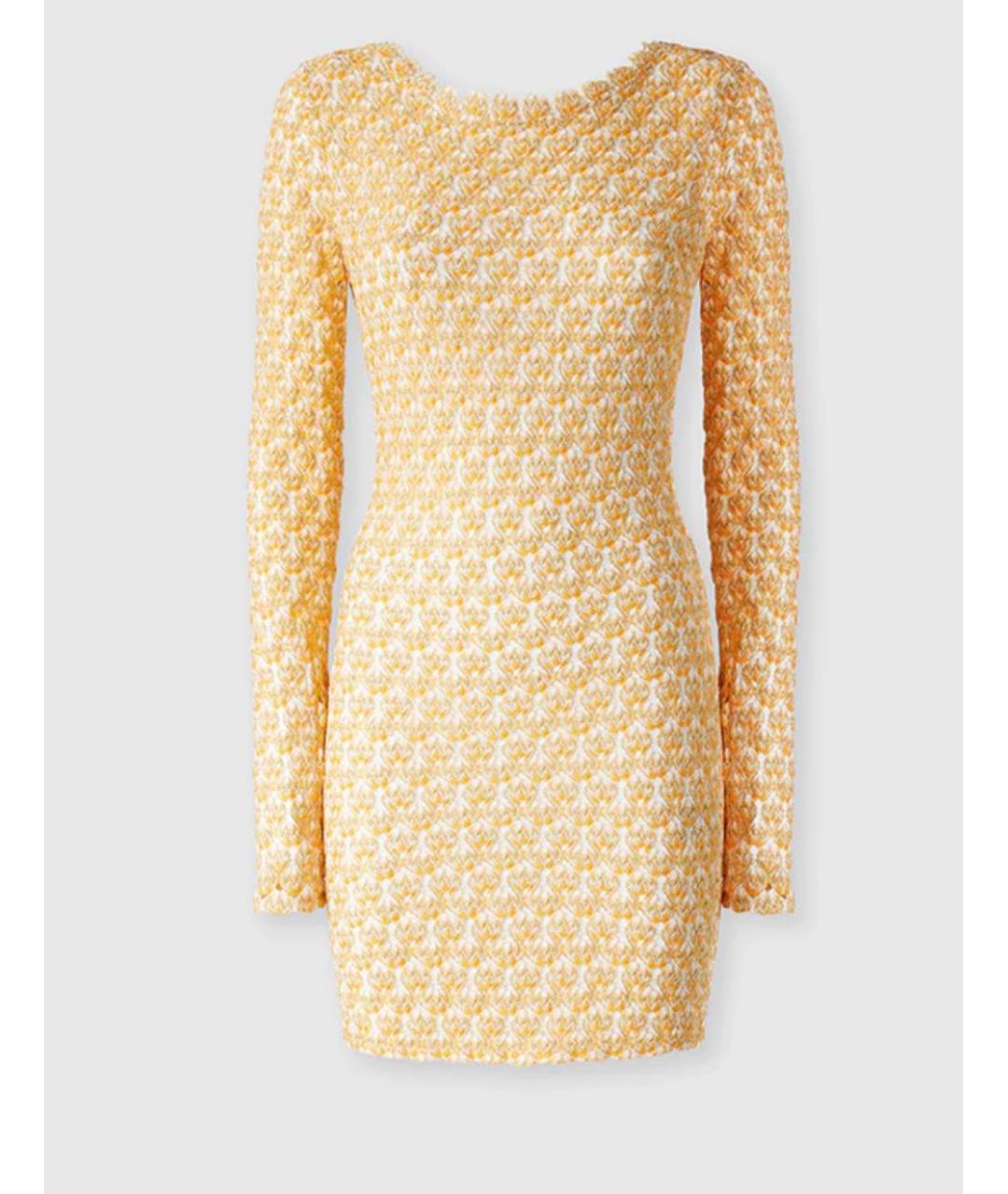 MISSONI Желтое вискозное платье, фото 6