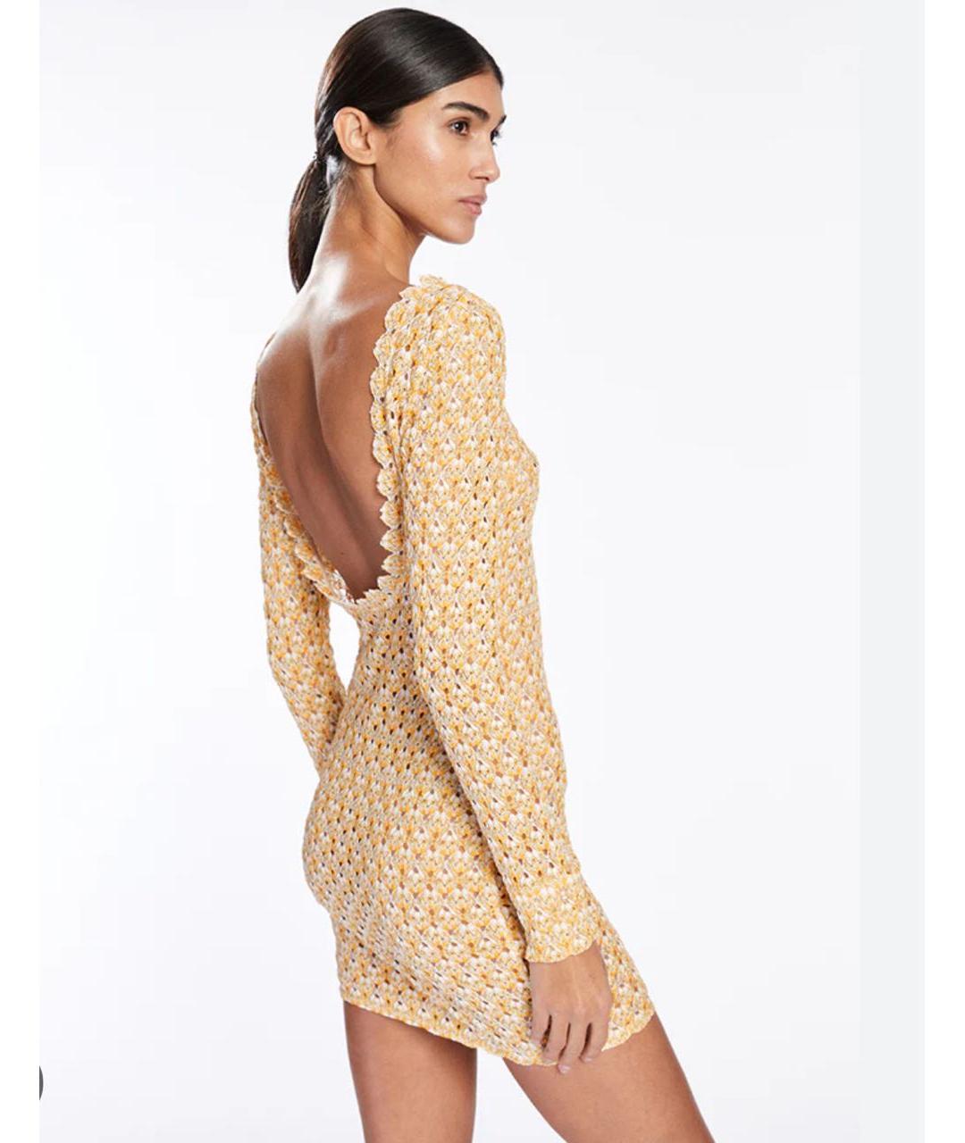 MISSONI Желтое вискозное платье, фото 2